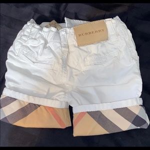 Burberry short and also shirt